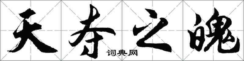 胡问遂天夺之魄行书怎么写
