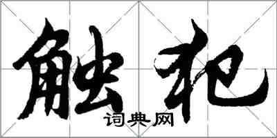 胡问遂触犯行书怎么写