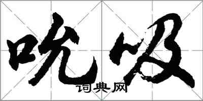 胡问遂吮吸行书怎么写