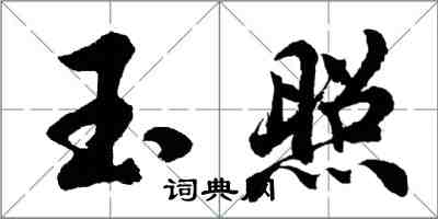 胡问遂玉照行书怎么写
