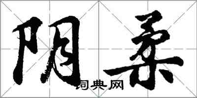 胡问遂阴柔行书怎么写