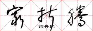 王冬龄穷折腾草书怎么写
