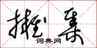 王冬龄拥集草书怎么写