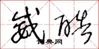 王冬龄威酷草书怎么写