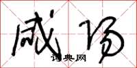 王冬龄咸阳草书怎么写