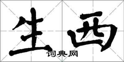 翁闿运生西楷书怎么写