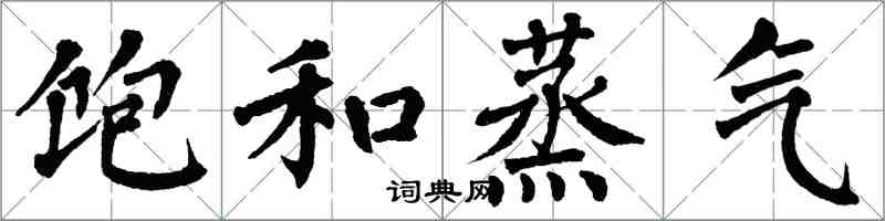 翁闿运饱和蒸气楷书怎么写