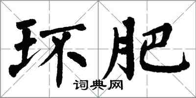 翁闿运环肥楷书怎么写