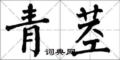 翁闿运青茎楷书怎么写