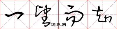 王冬龄一望而知草书怎么写