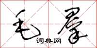 王冬龄毛群草书怎么写