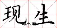 丁谦现生楷书怎么写