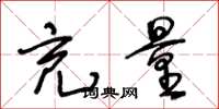 王冬龄充量草书怎么写