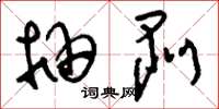 刘少英抽剥草书怎么写