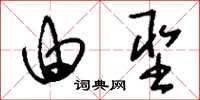 刘少英由圣草书怎么写