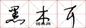 王冬龄黑木耳草书怎么写