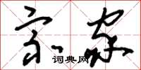 刘少英宗家草书怎么写
