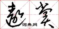 刘少英遨赏草书怎么写