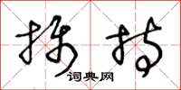 王冬龄摄持草书怎么写