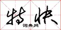 朱锡荣特快草书怎么写