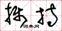 刘少英摄持草书怎么写