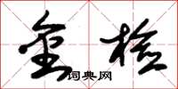 朱锡荣金检草书怎么写