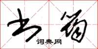 朱锡荣书筠草书怎么写