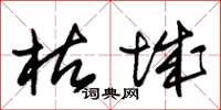 朱锡荣枯城草书怎么写