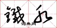 朱锡荣铁水草书怎么写