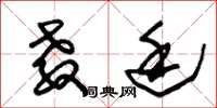朱锡荣教廷草书怎么写