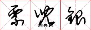 朱锡荣票儿银草书怎么写