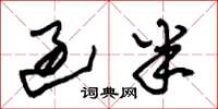 朱锡荣过半草书怎么写