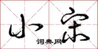 曾庆福小宋草书怎么写