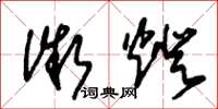 朱锡荣微灯草书怎么写