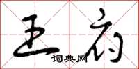 曾庆福王府草书怎么写