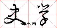曾庆福史学草书怎么写