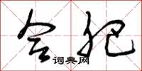 曾庆福合肥草书怎么写