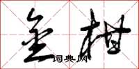 曾庆福金柑草书怎么写