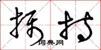 曾庆福摄持草书怎么写