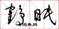 曾庆福鹤眠草书怎么写