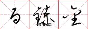 梁锦英百炼金草书怎么写