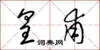梁锦英皇甫草书怎么写