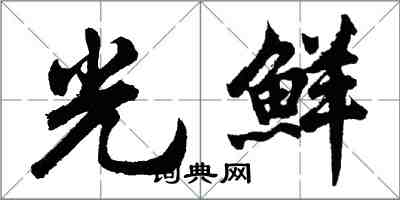 胡问遂光鲜行书怎么写