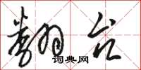 骆恒光翻台草书怎么写