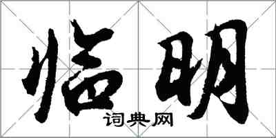 胡问遂临明行书怎么写