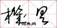 王冬龄机具草书怎么写