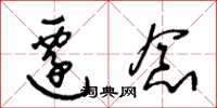 王冬龄迁念草书怎么写