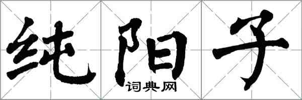 翁闿运纯阳子楷书怎么写