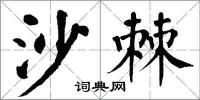 翁闿运沙棘楷书怎么写
