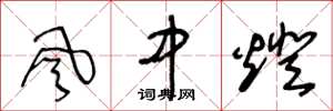 王冬龄风中灯草书怎么写